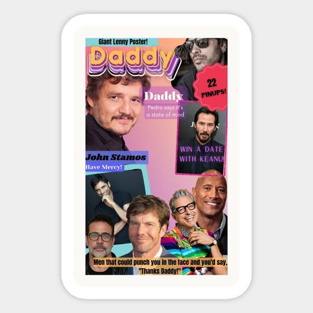 Daddy Magazine Sticker by Housefly